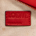 Shoulder Bag Medium Puzzle Bag Red Grained Calfskin Leather