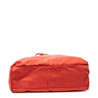 Shoulder Bag Vintage Open Tote Red Nylon Canvas
