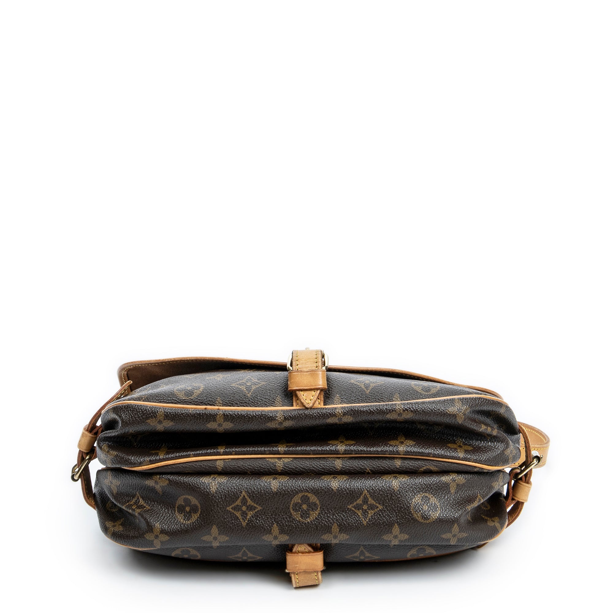 Shoulder Bag Saumur MM Brown Monogram Canvas