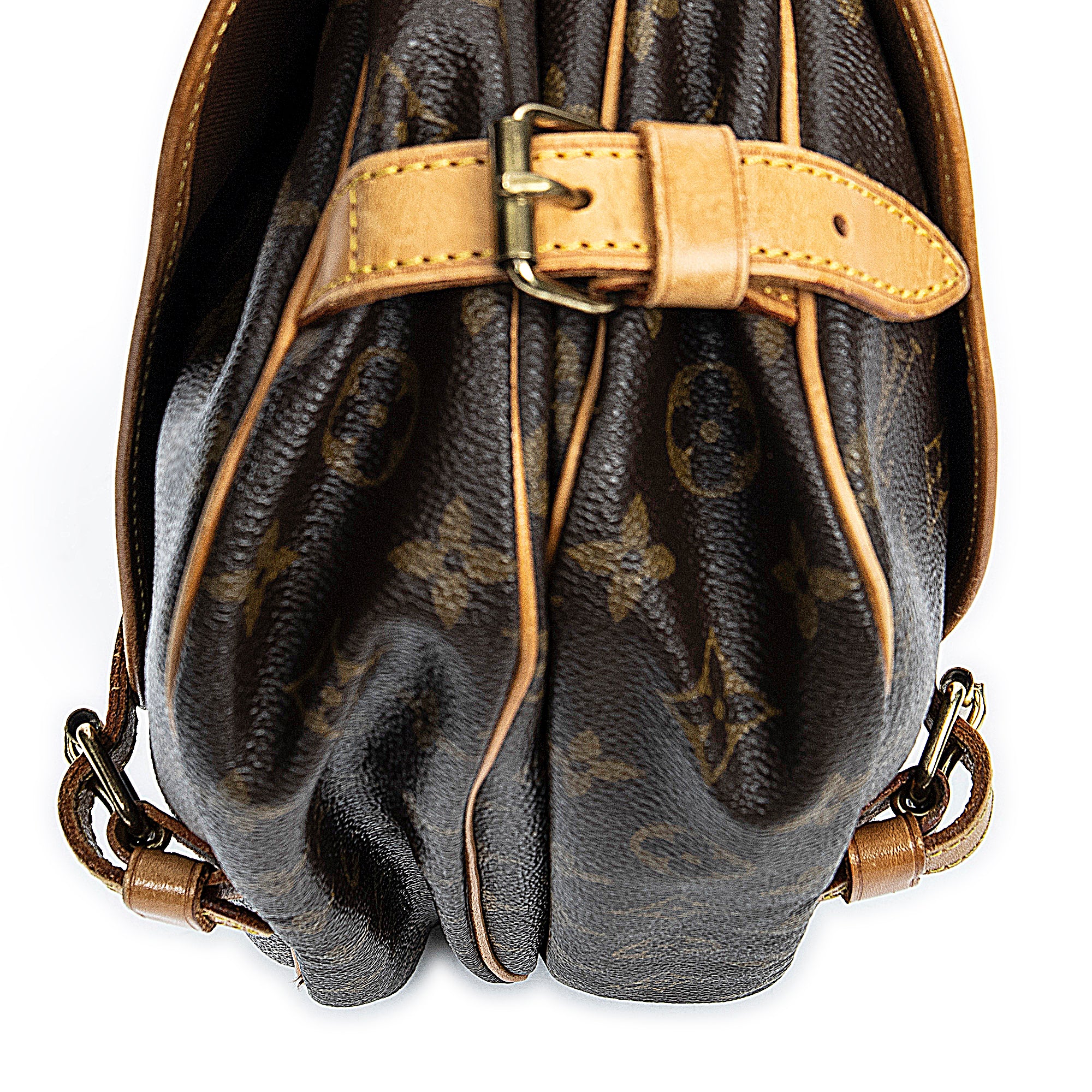 Shoulder Bag Saumur MM Brown Monogram Canvas