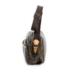 Sac Reporter PM en toile Monogram marron
