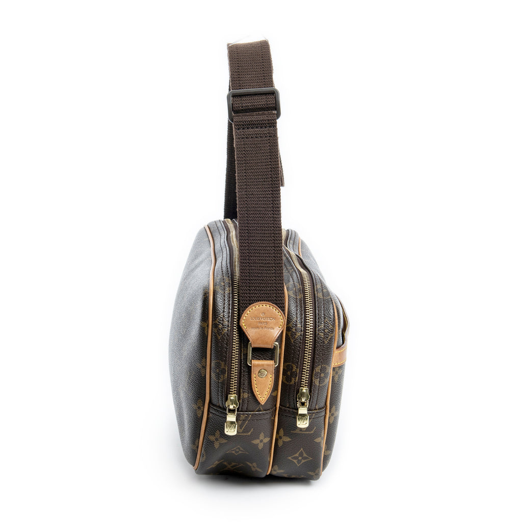 Shoulder Bag Reporter PM Brown Monogram Canvas
