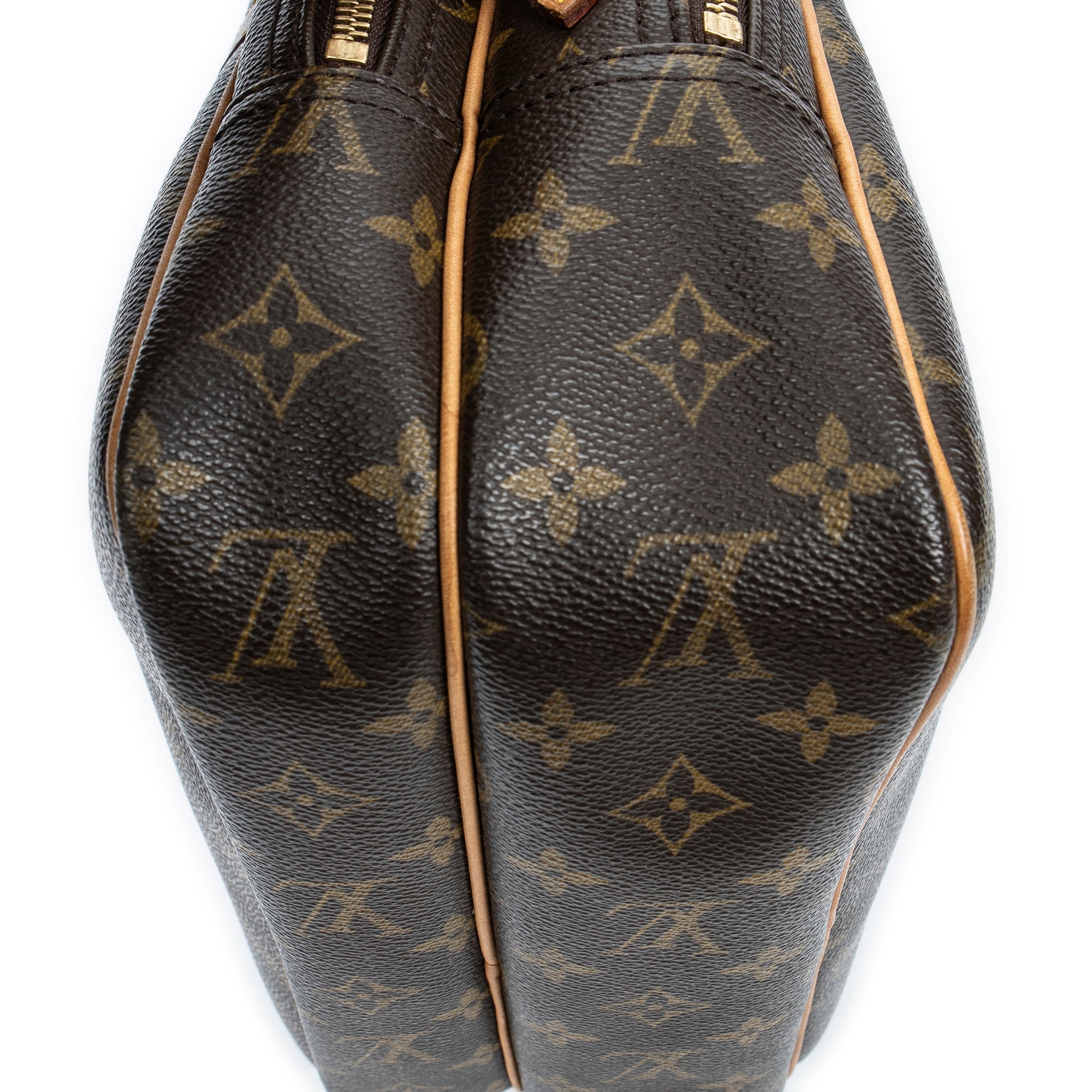 Shoulder Bag Reporter PM Brown Monogram Canvas