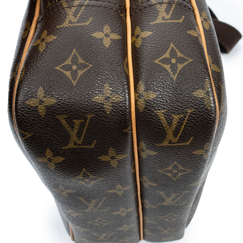 Shoulder Bag Reporter PM Brown Monogram Canvas