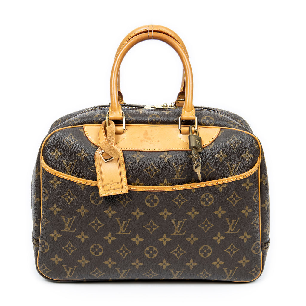 Handbag Deauville Brown Monogram Canvas