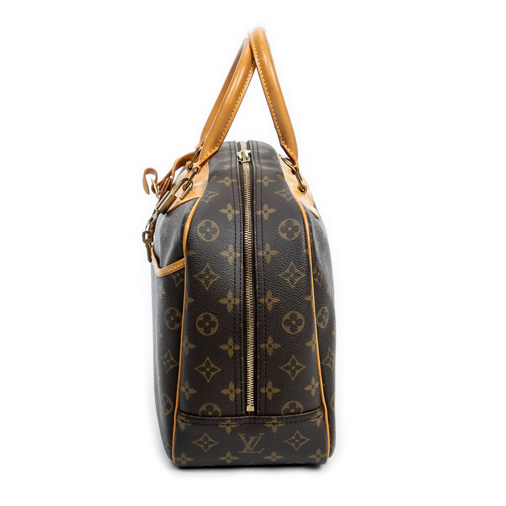 Handbag Deauville Brown Monogram Canvas