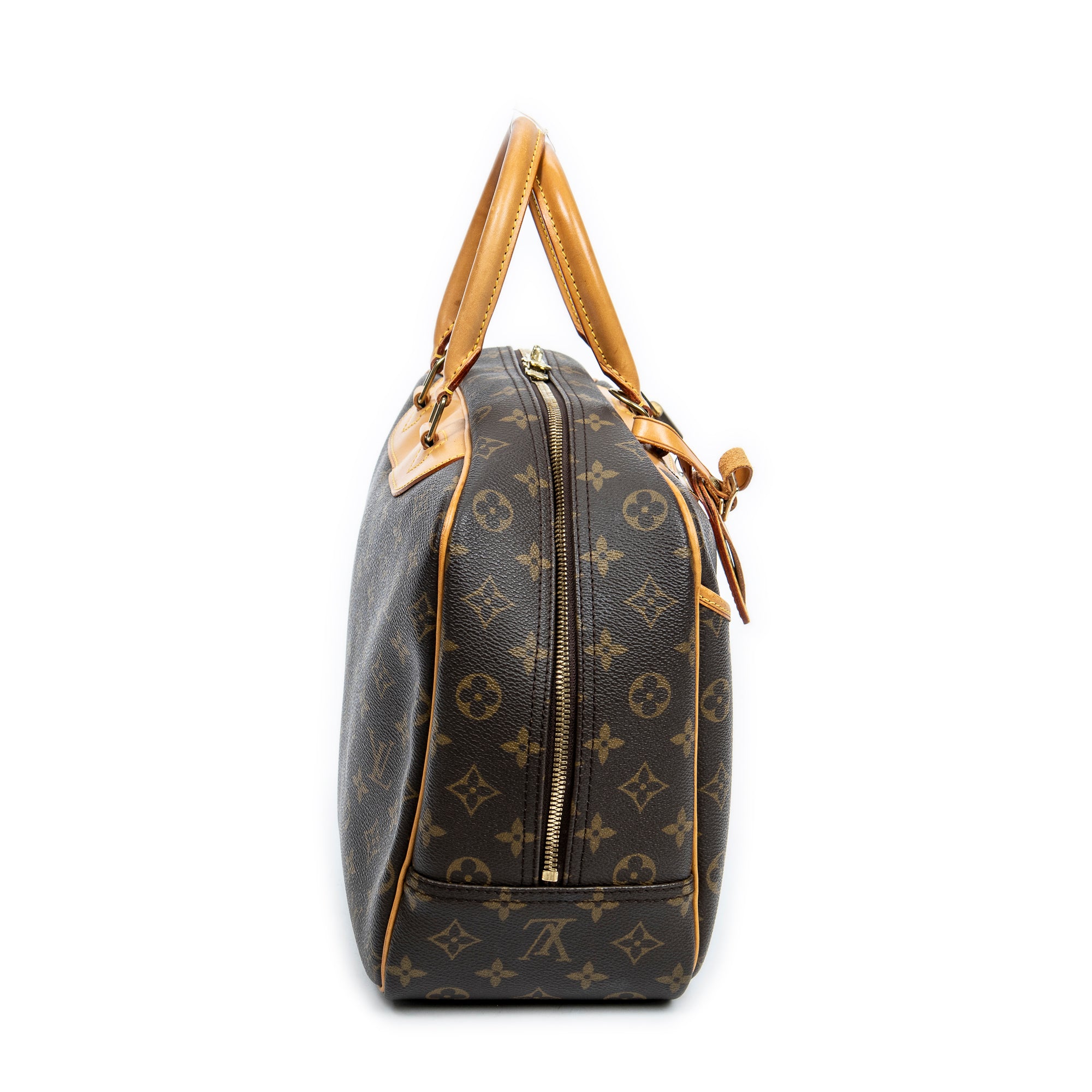 Handbag Deauville Brown Monogram Canvas
