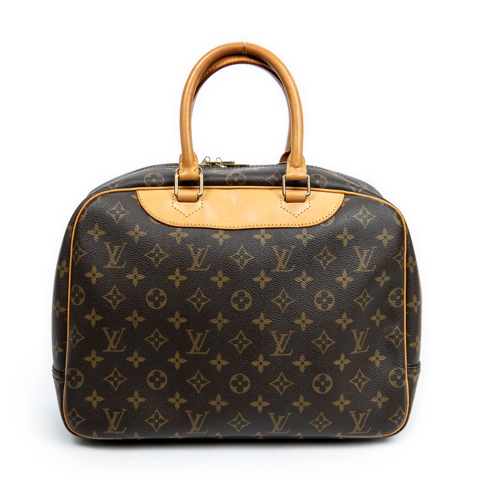 Handbag Deauville Brown Monogram Canvas