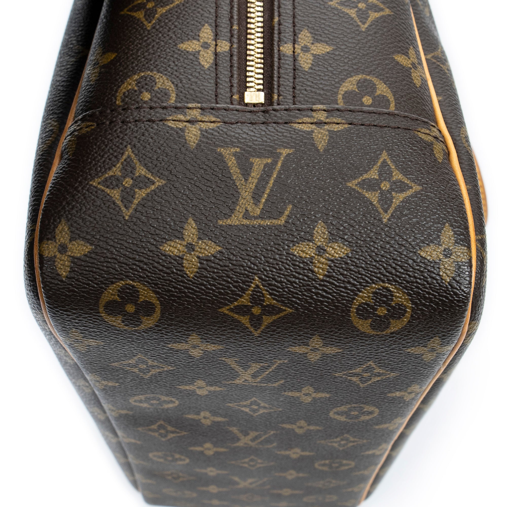 Handbag Deauville Brown Monogram Canvas
