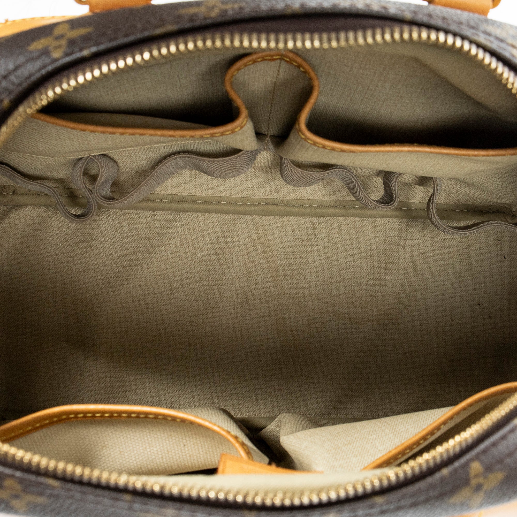 Handbag Deauville Brown Monogram Canvas