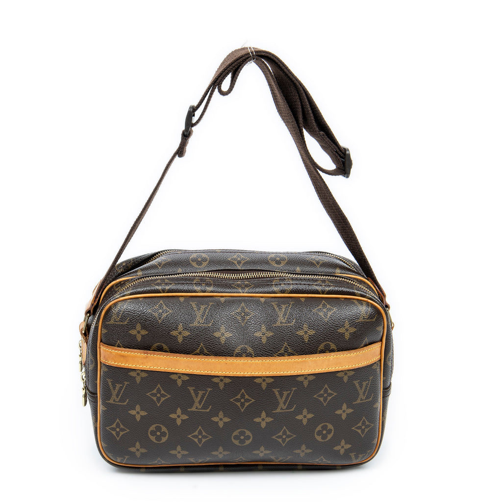 Shoulder Bag Reporter PM Brown Monogram Canvas