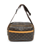 Shoulder Bag Reporter PM Brown Monogram Canvas