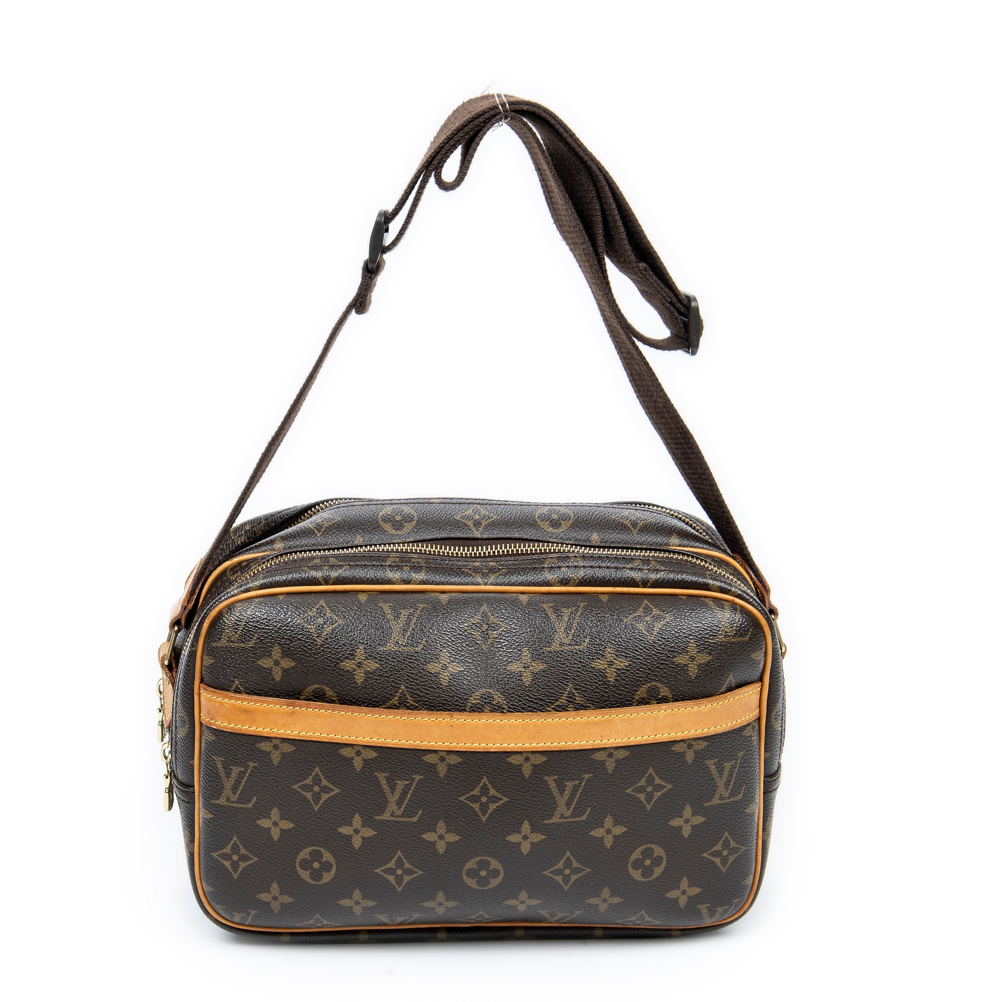 Shoulder Bag Reporter PM Brown Monogram Canvas
