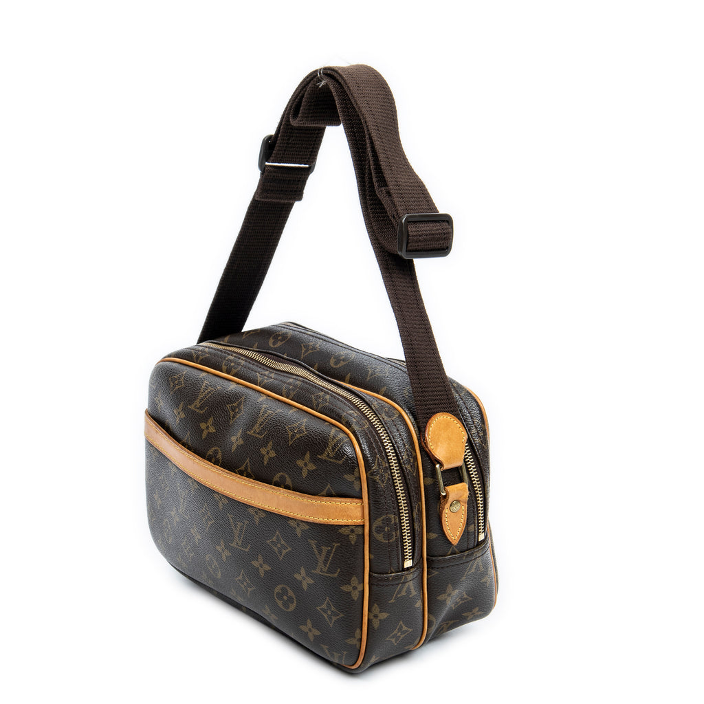 Shoulder Bag Reporter PM Brown Monogram Canvas