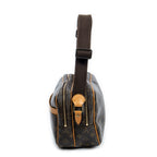Shoulder Bag Reporter PM Brown Monogram Canvas