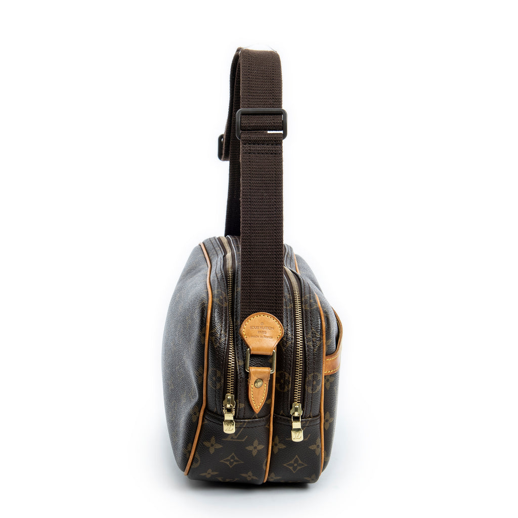 Shoulder Bag Reporter PM Brown Monogram Canvas