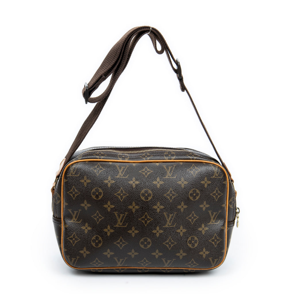 Shoulder Bag Reporter PM Brown Monogram Canvas