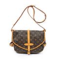 Shoulder Bag Saumur MM Brown Monogram Canvas