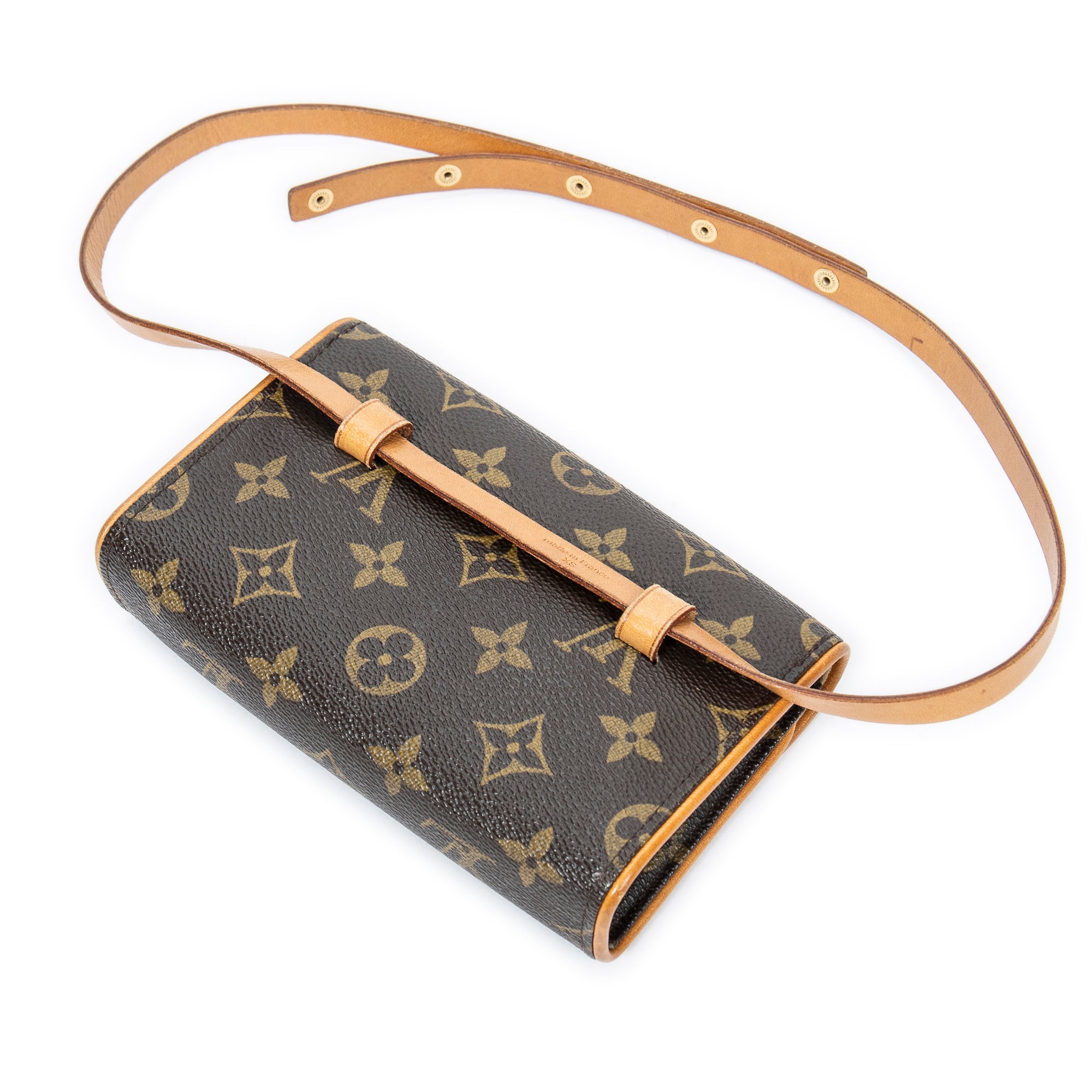 Waist Bag Florentine Brown Monogram Canvas
