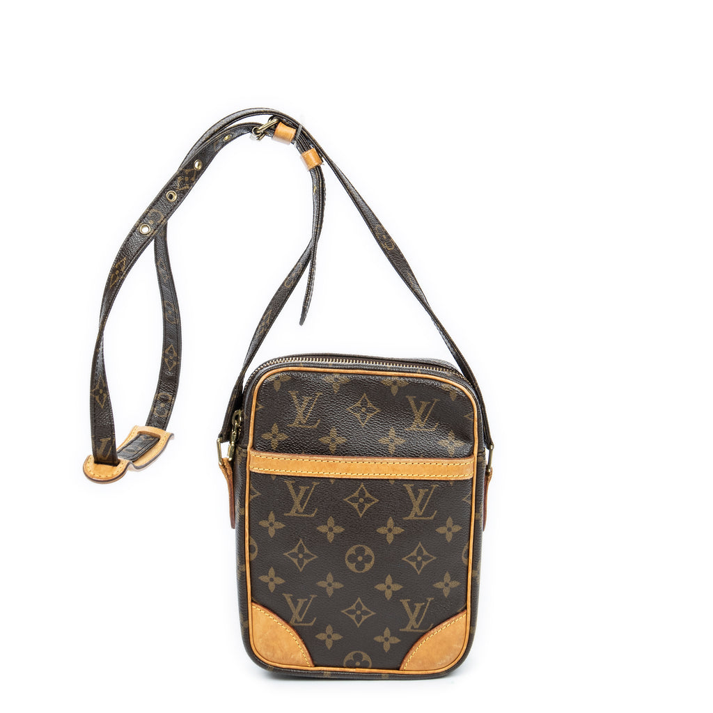 Shoulder Bag Danube Brown Monogram Canvas