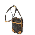 Shoulder Bag Danube Brown Monogram Canvas
