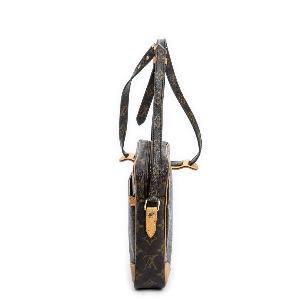 Shoulder Bag Danube Brown Monogram Canvas