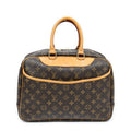 Handbag Deauville Brown Monogram Canvas