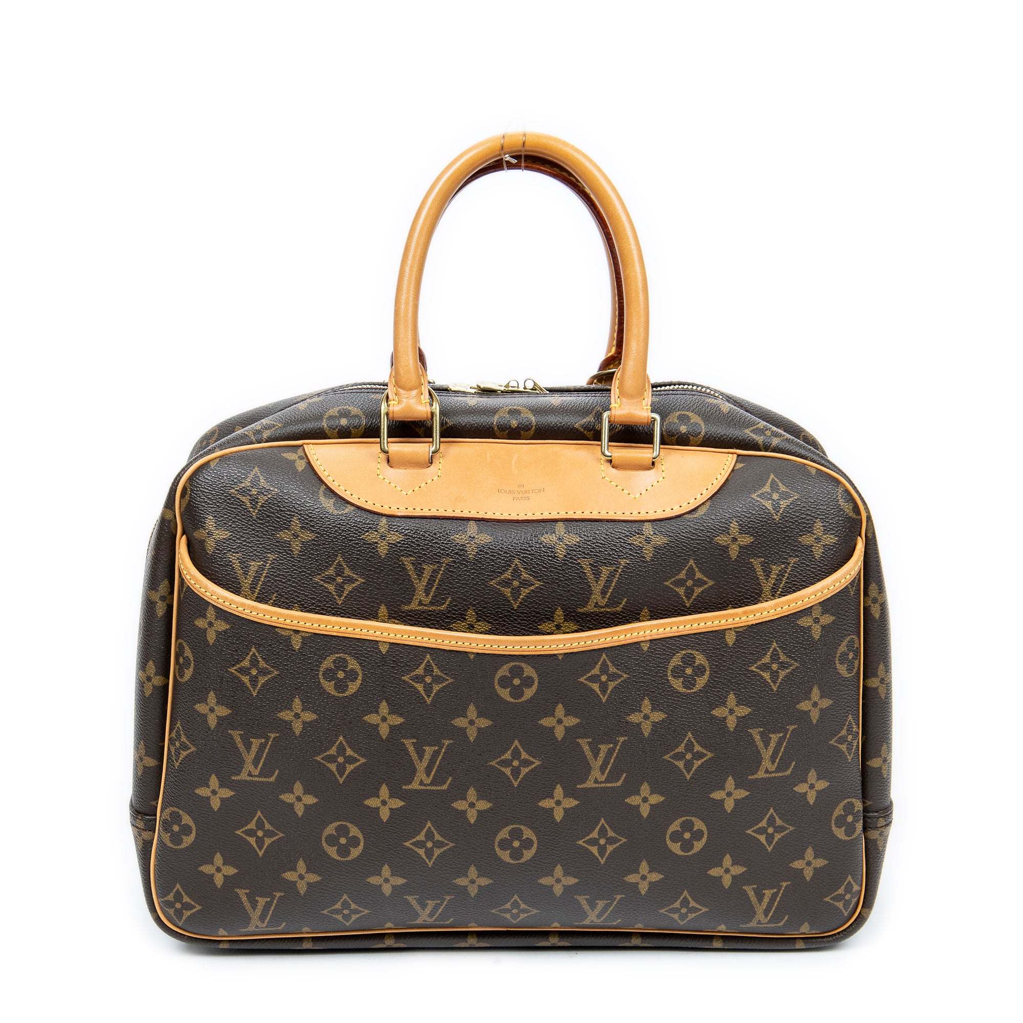 Handbag Deauville Brown Monogram Canvas