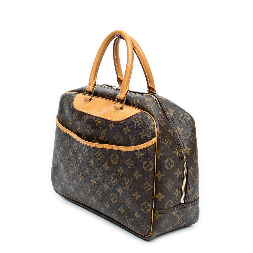 Handbag Deauville Brown Monogram Canvas