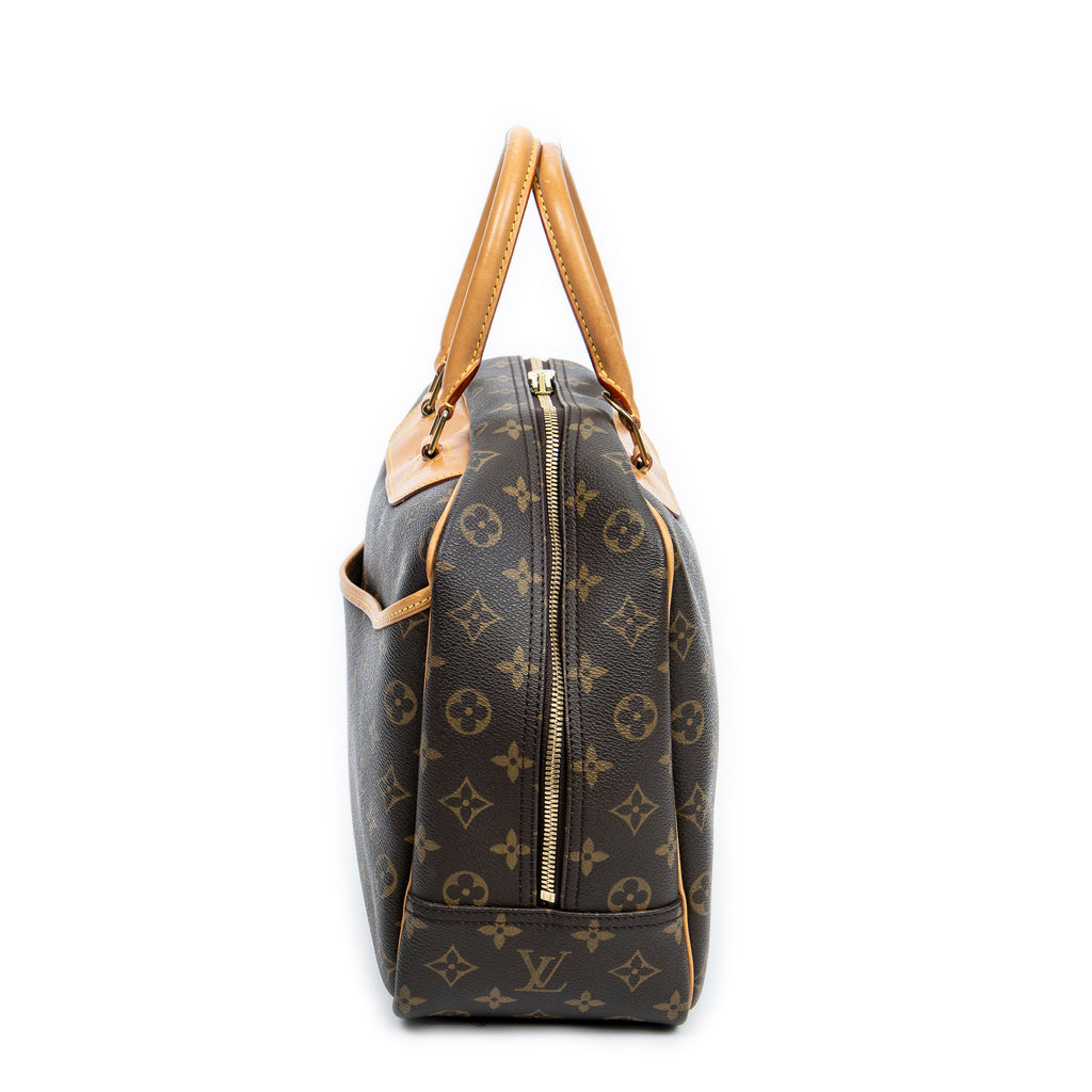 Handbag Deauville Brown Monogram Canvas