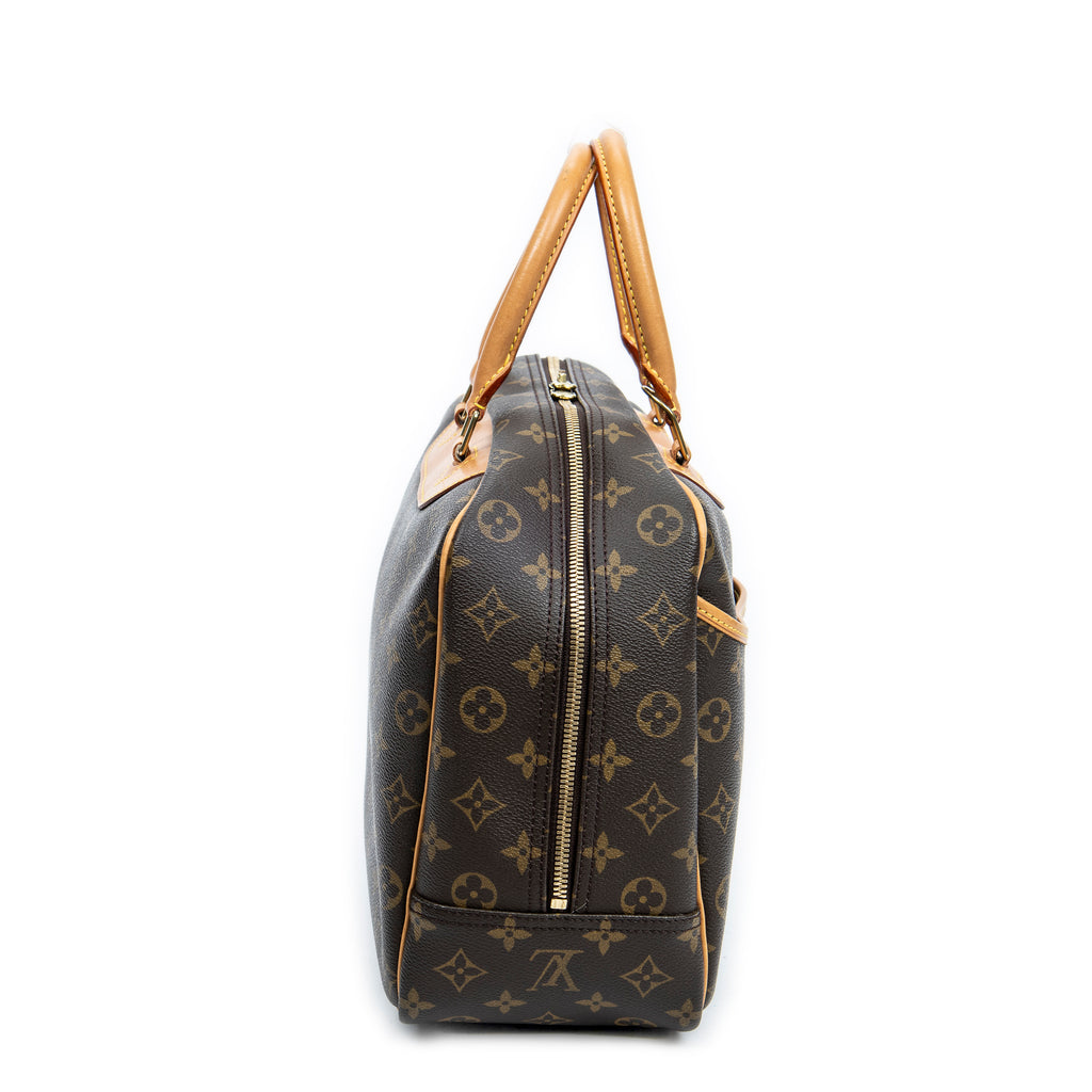 Handbag Deauville Brown Monogram Canvas