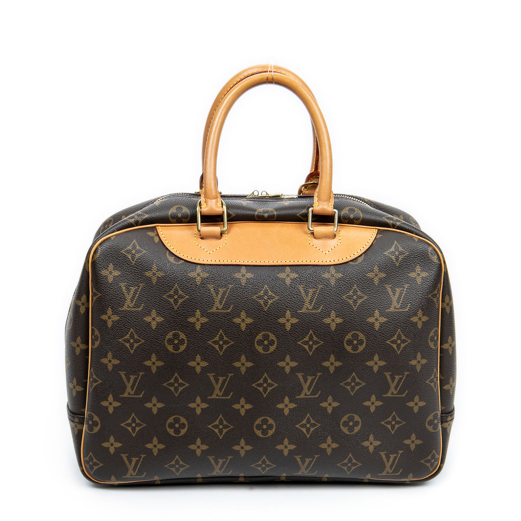 Handbag Deauville Brown Monogram Canvas