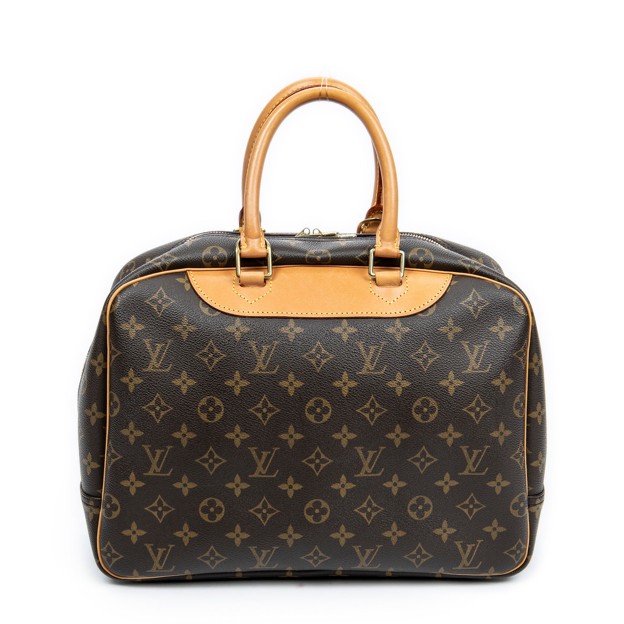 Handbag Deauville Brown Monogram Canvas