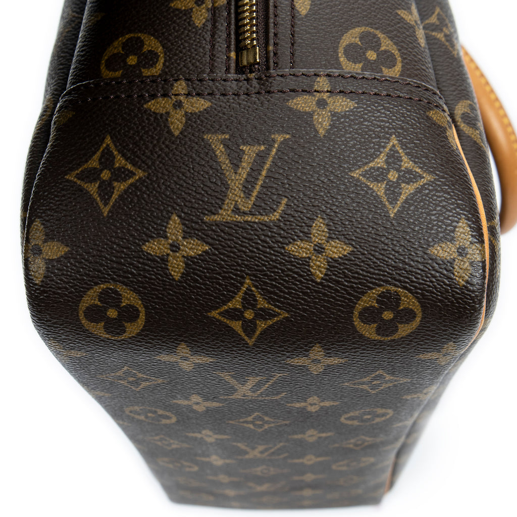 Handbag Deauville Brown Monogram Canvas