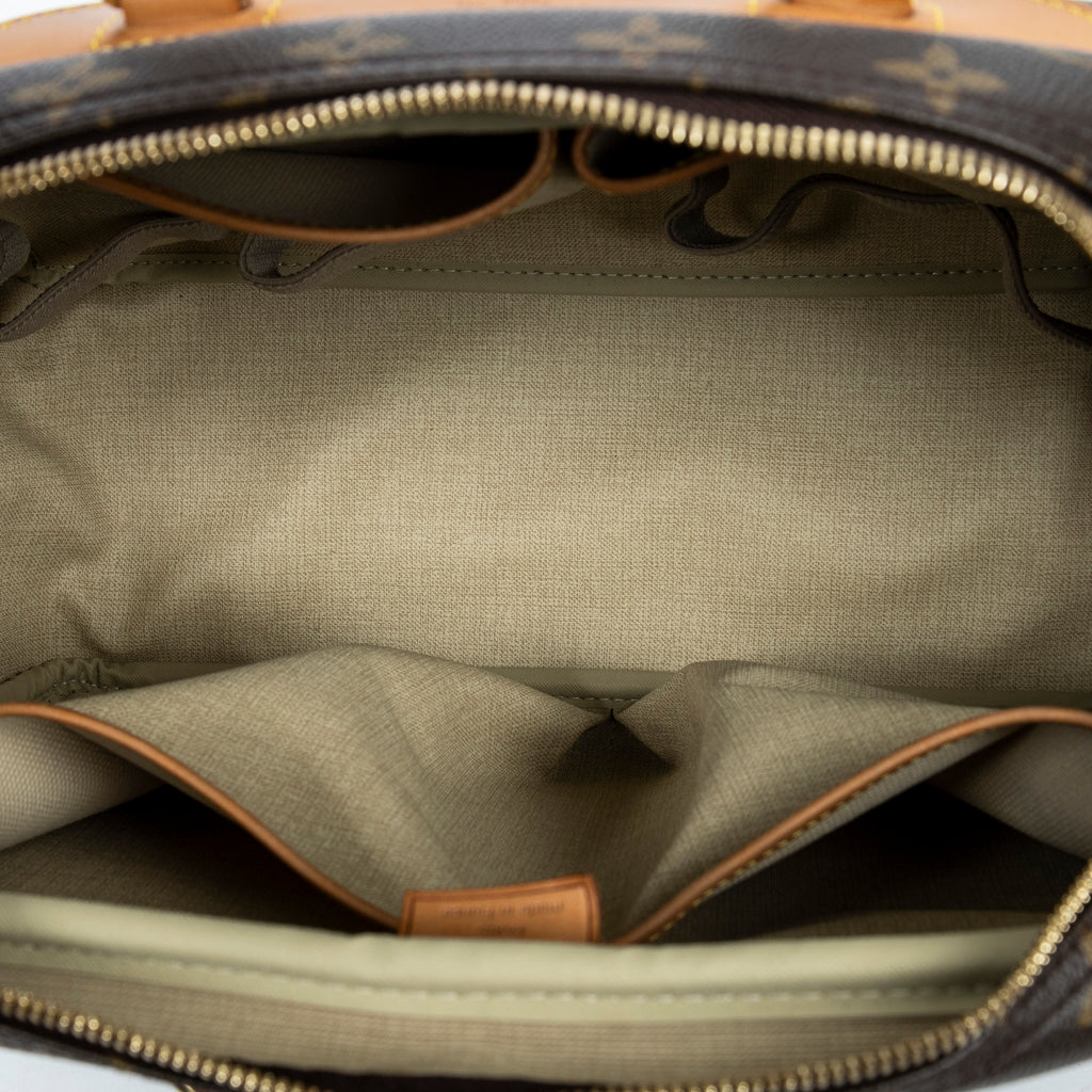 Handbag Deauville Brown Monogram Canvas