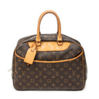 Handbag Deauville Brown Monogram Canvas