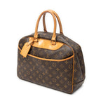 Handbag Deauville Brown Monogram Canvas