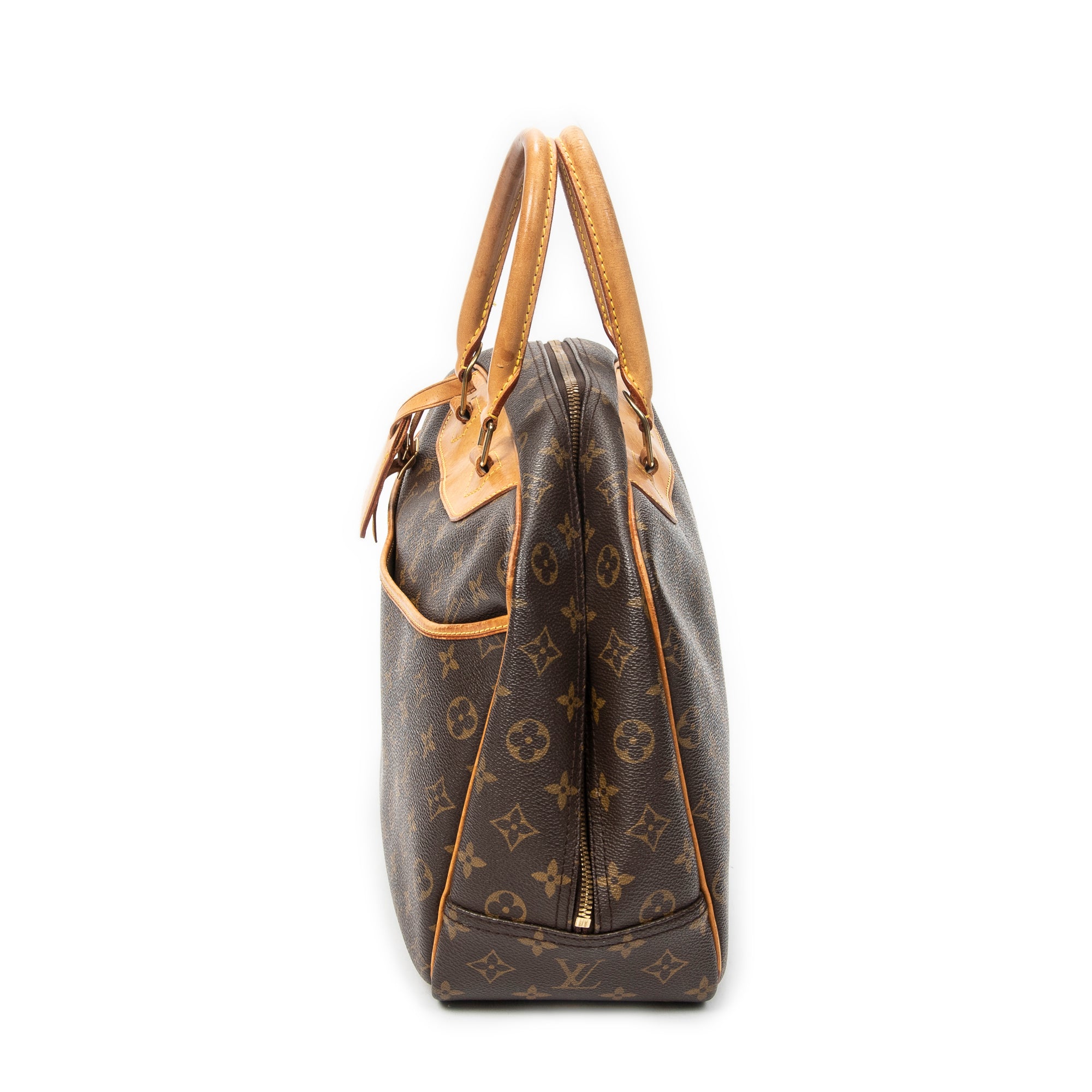 Handbag Deauville Brown Monogram Canvas