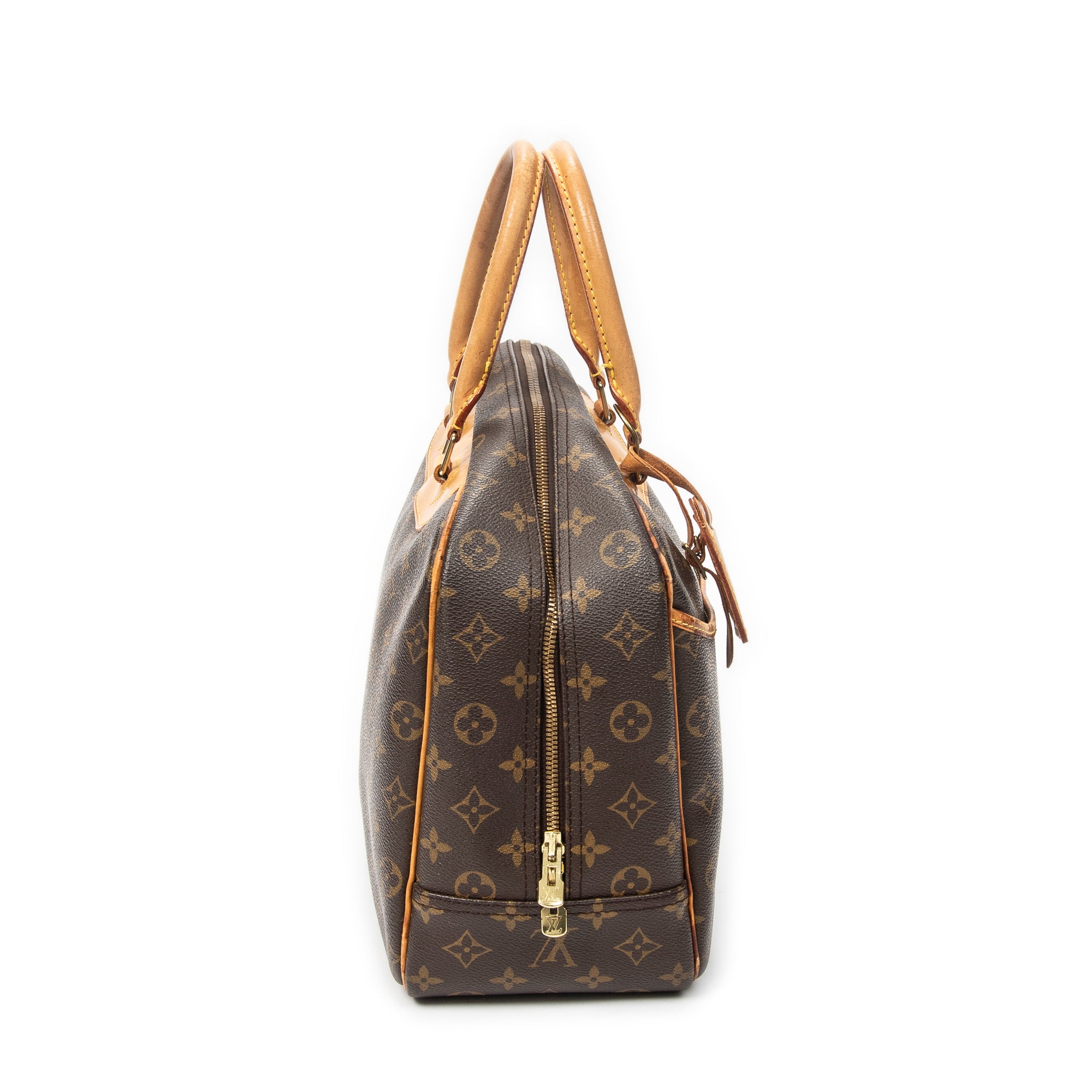 Handbag Deauville Brown Monogram Canvas
