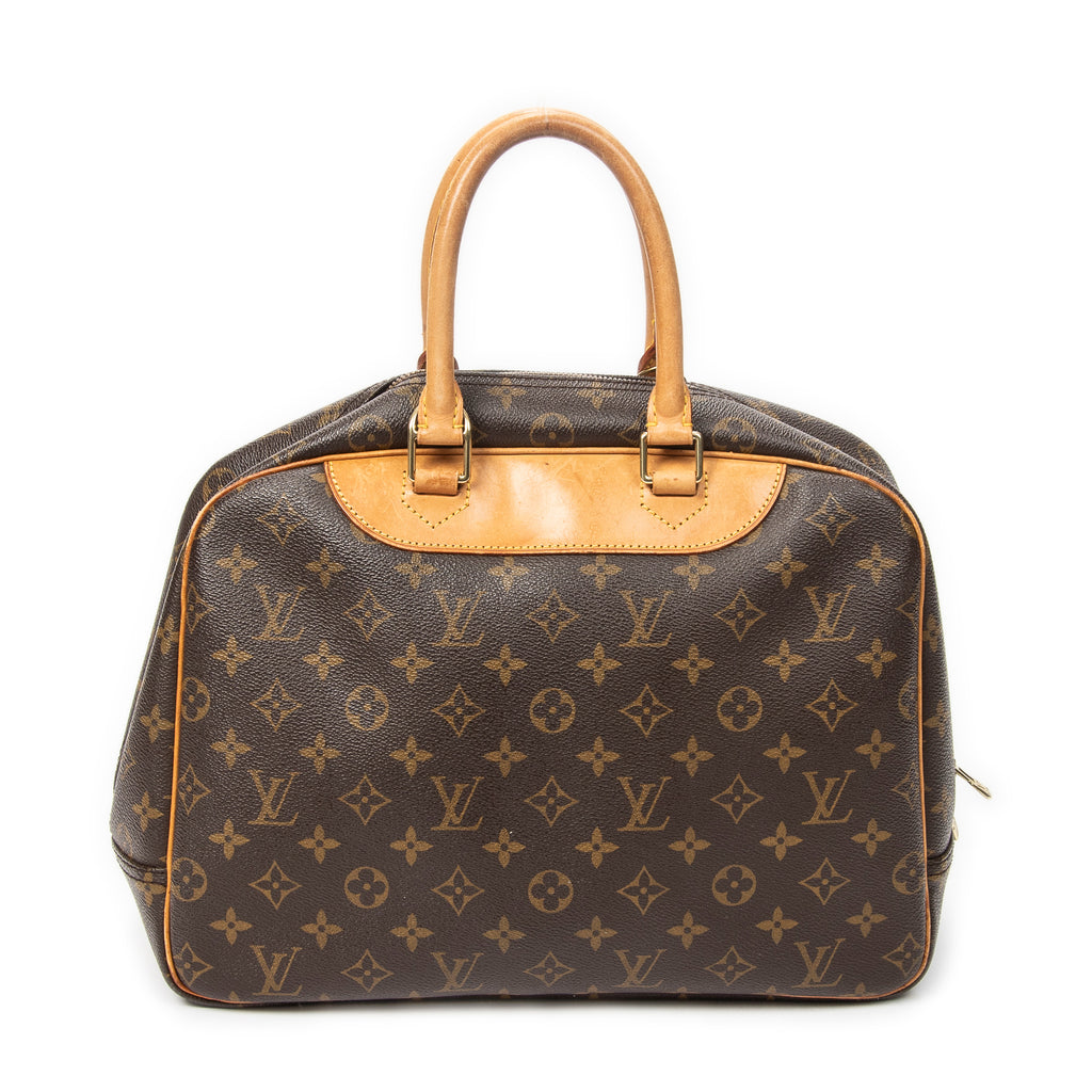 Handbag Deauville Brown Monogram Canvas