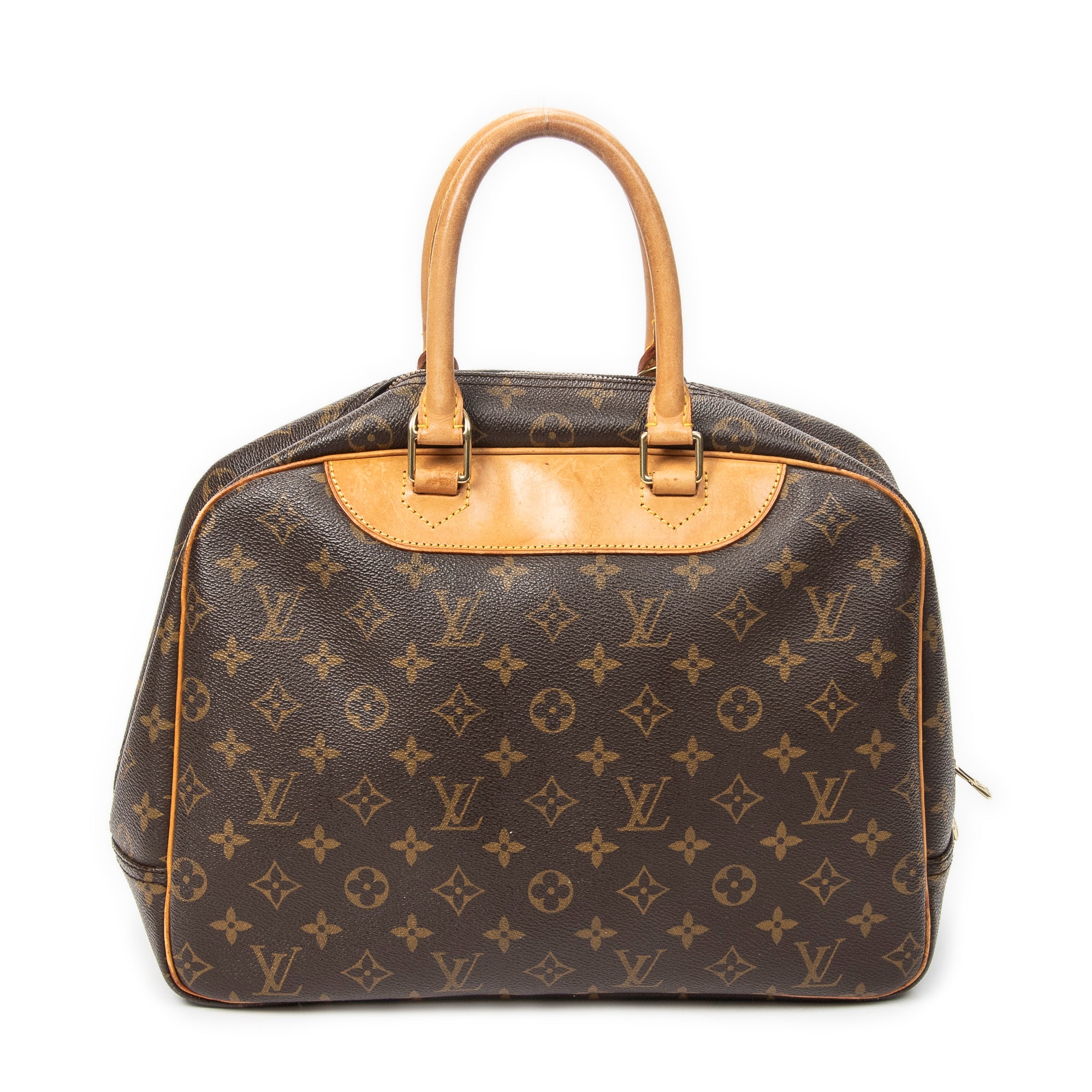 Handbag Deauville Brown Monogram Canvas