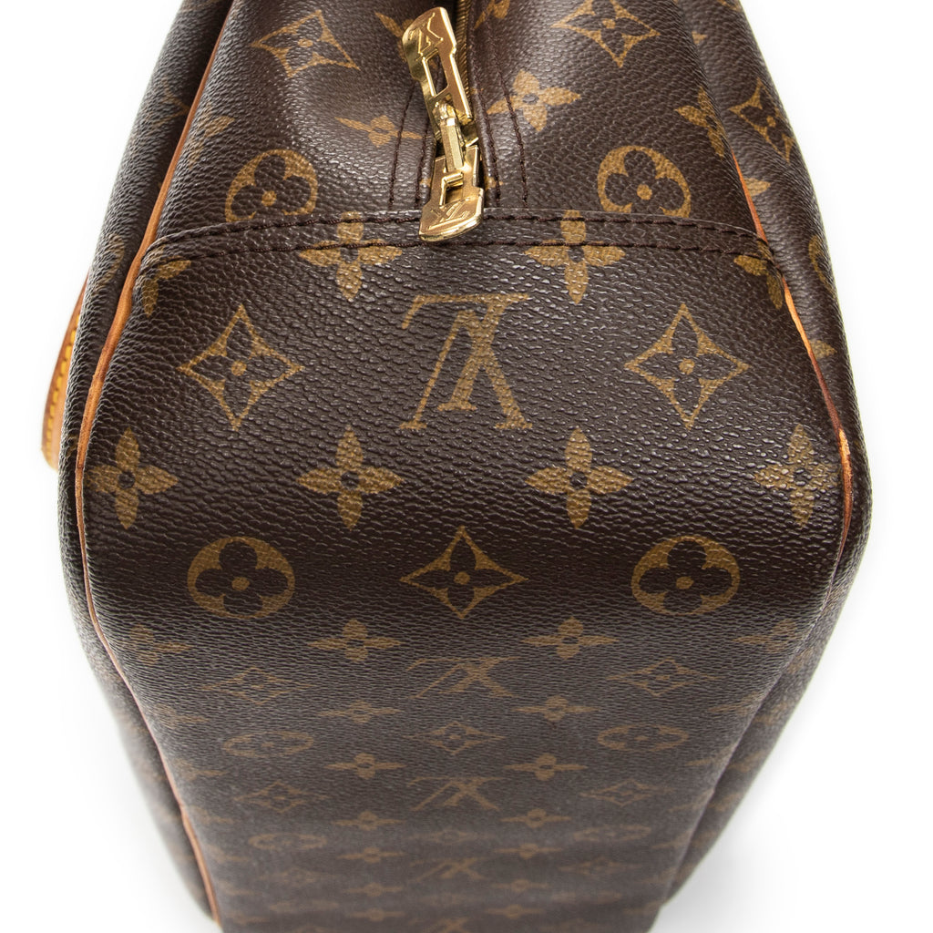 Handbag Deauville Brown Monogram Canvas