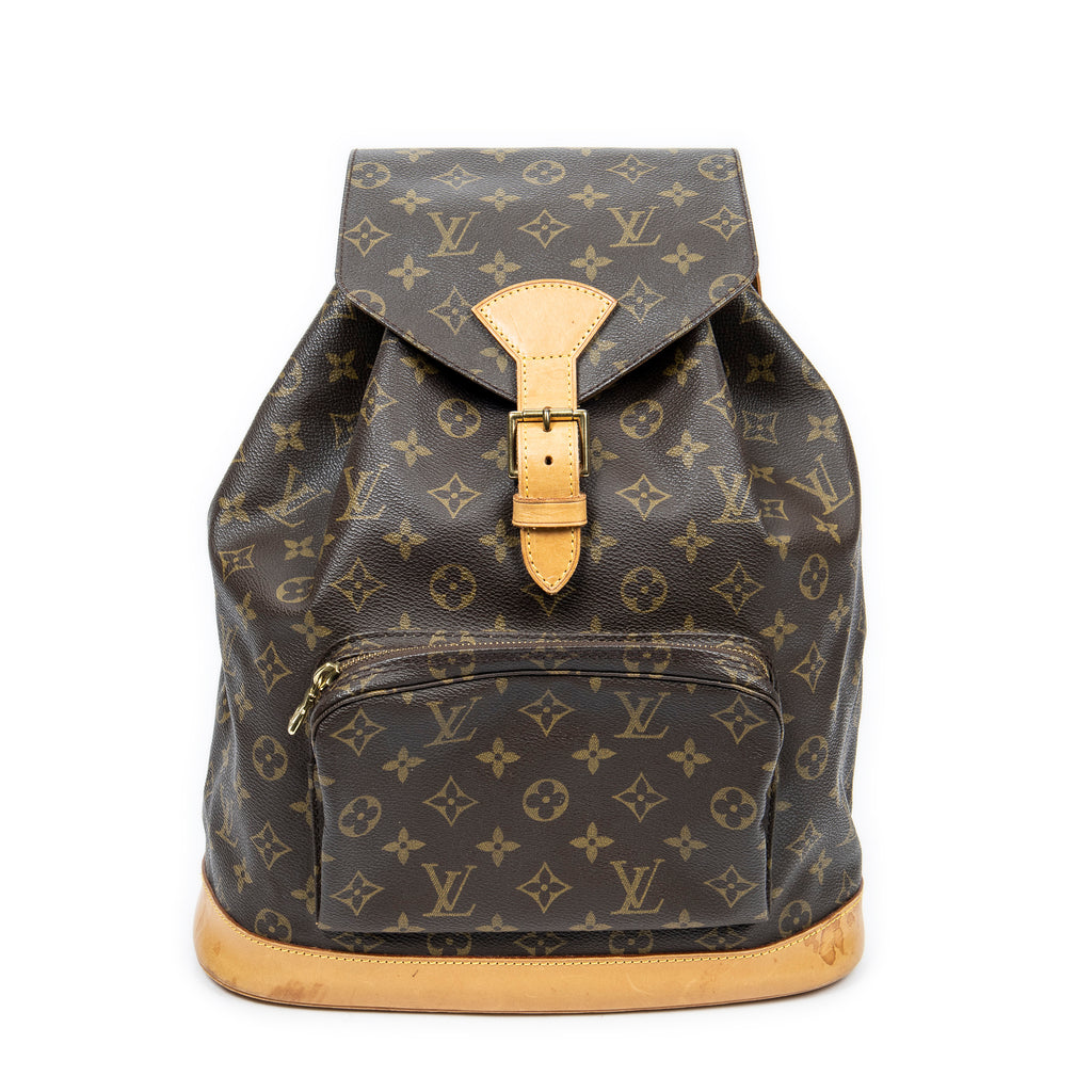 Backpack Montsouris GM Brown Monogram Canvas