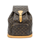 Backpack Montsouris GM Brown Monogram Canvas