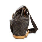 Backpack Montsouris GM Brown Monogram Canvas