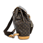 Backpack Montsouris GM Brown Monogram Canvas