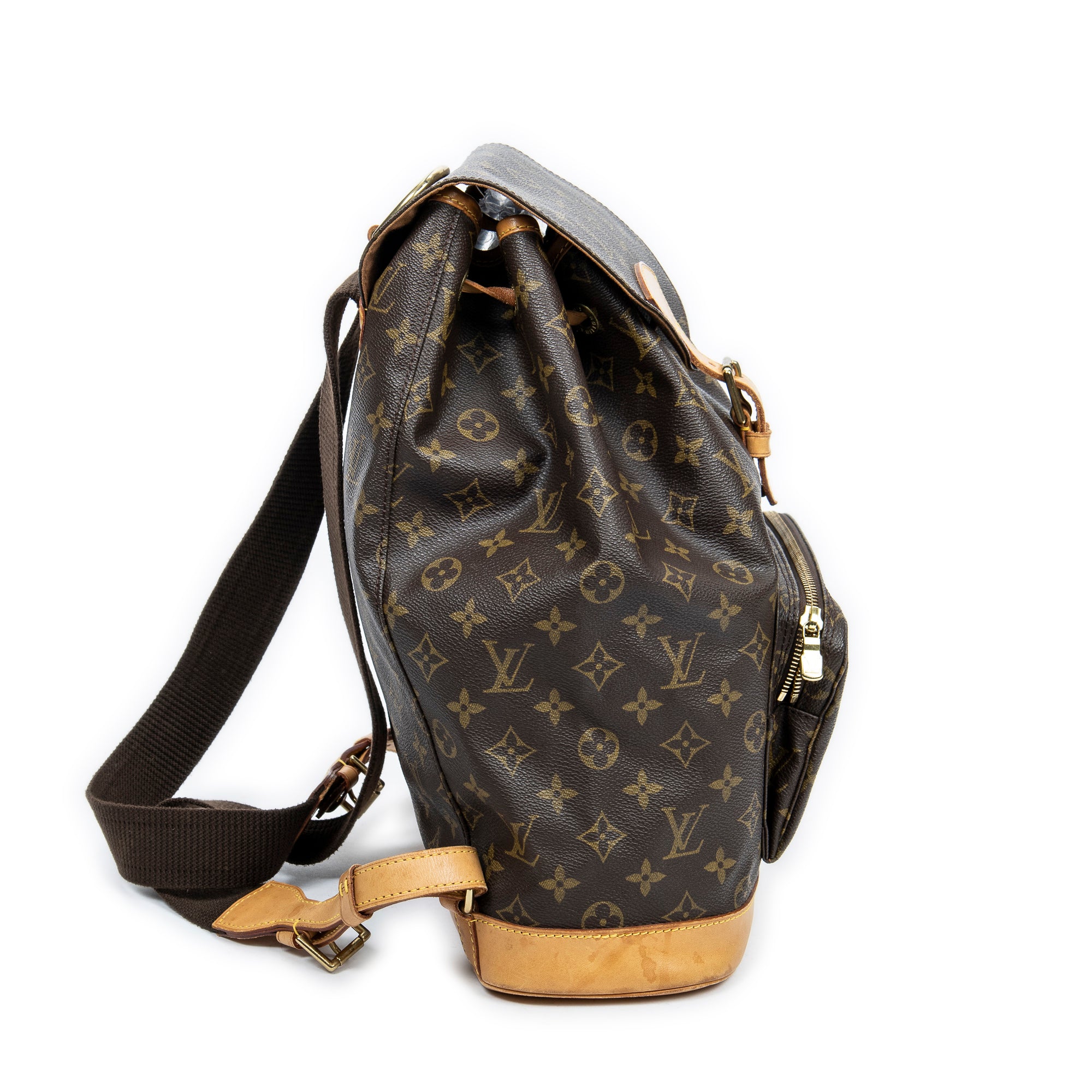 Backpack Montsouris GM Brown Monogram Canvas