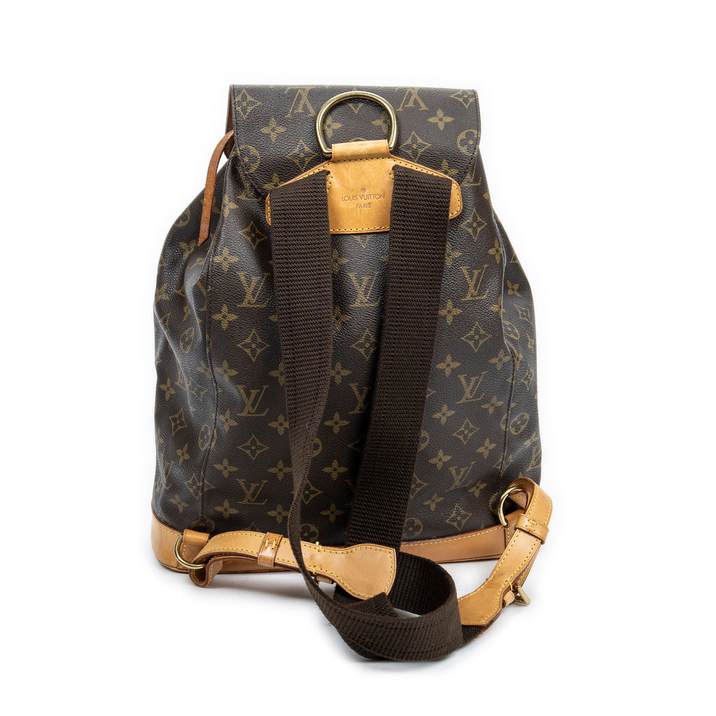 Backpack Montsouris GM Brown Monogram Canvas