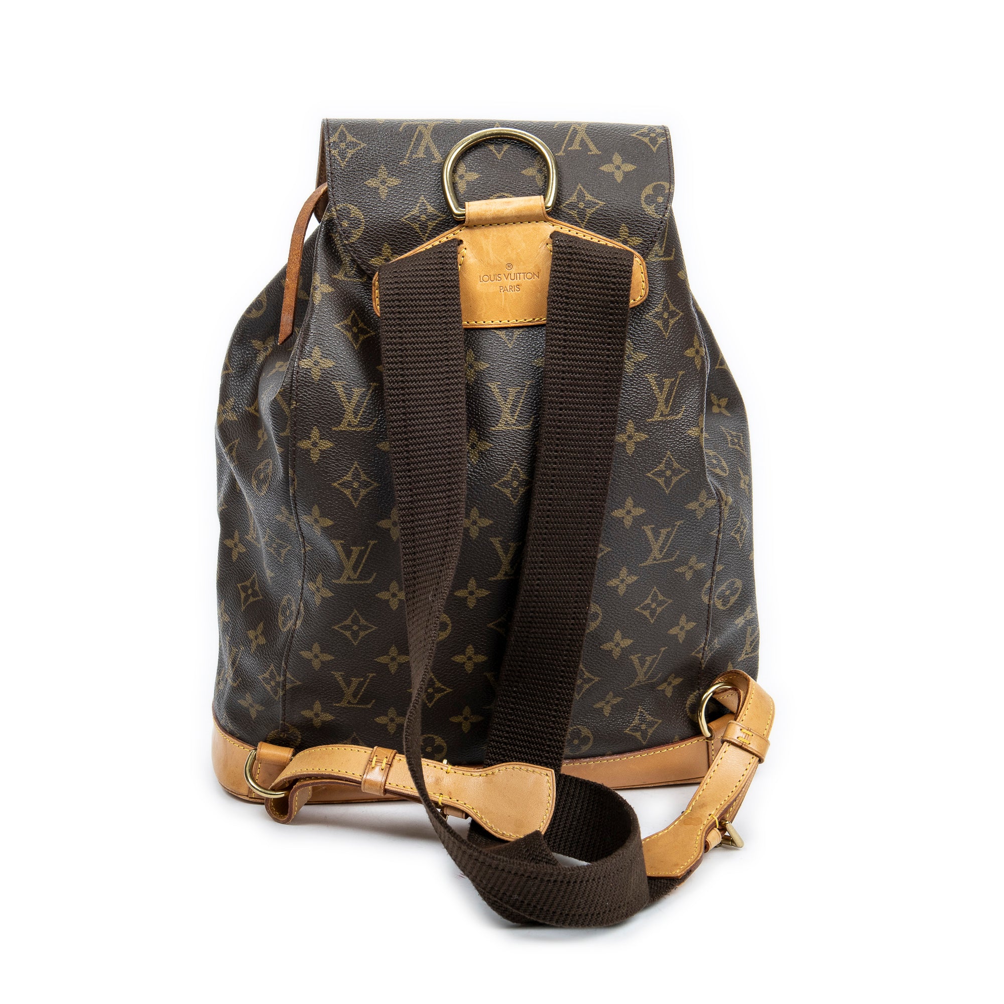 Backpack Montsouris GM Brown Monogram Canvas