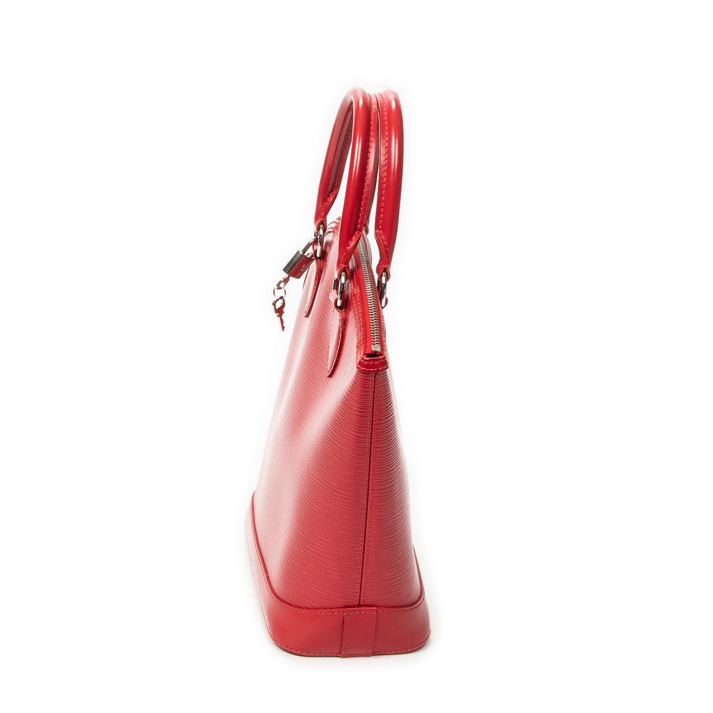 Handbag Lockit PM Red Epi